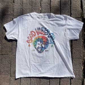 Bob Ross GOOD VIBES Rainbow Shirt XL
